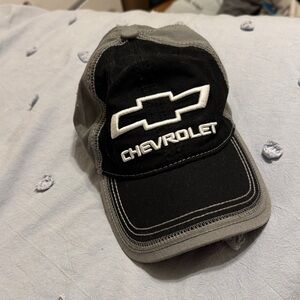 Chevrolet Black and Gray Cap